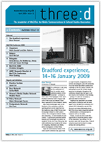 MeCCSA Three-D newsletter cover